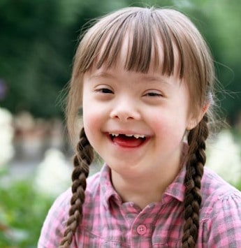 Girl with Down Syndrome